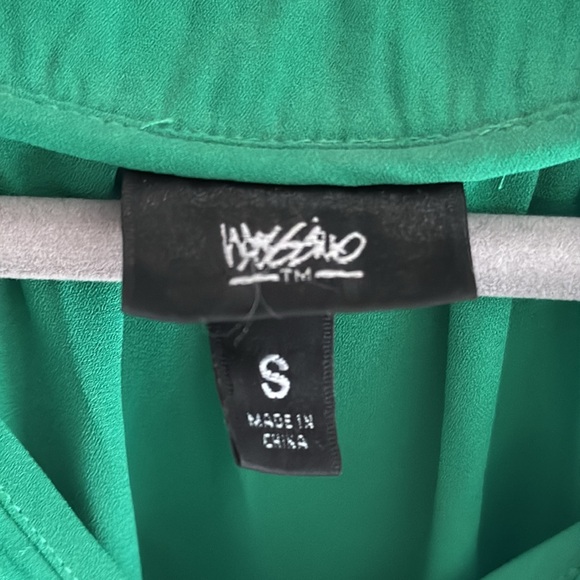 Mossimo cold shoulder top in kelly green size S - Picture 4 of 5